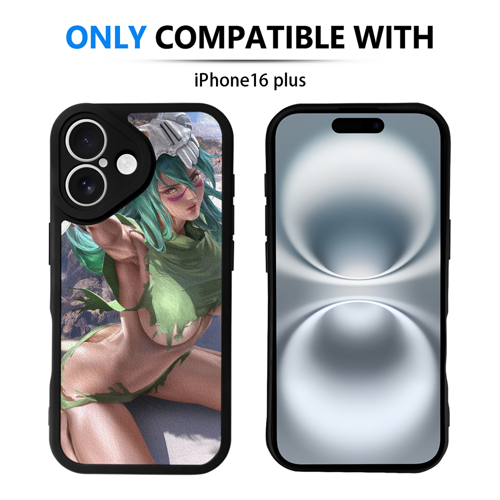 （画像用） ブリーチ BLEACH 【iPhone 16シリーズ対応】シリコンスマホケース（レザー調） 材質：シリコン